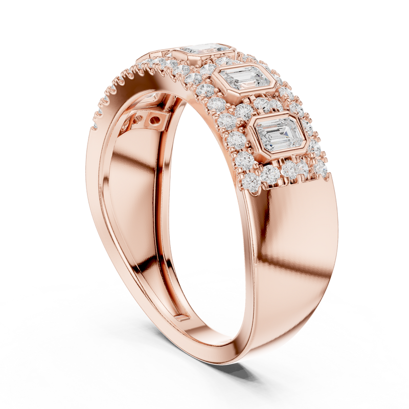 Ladies Ring DDLR-450@7 - Rose Gold - Image