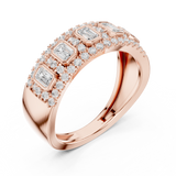 Ladies Ring DDLR-450@7 - Rose Gold - Image