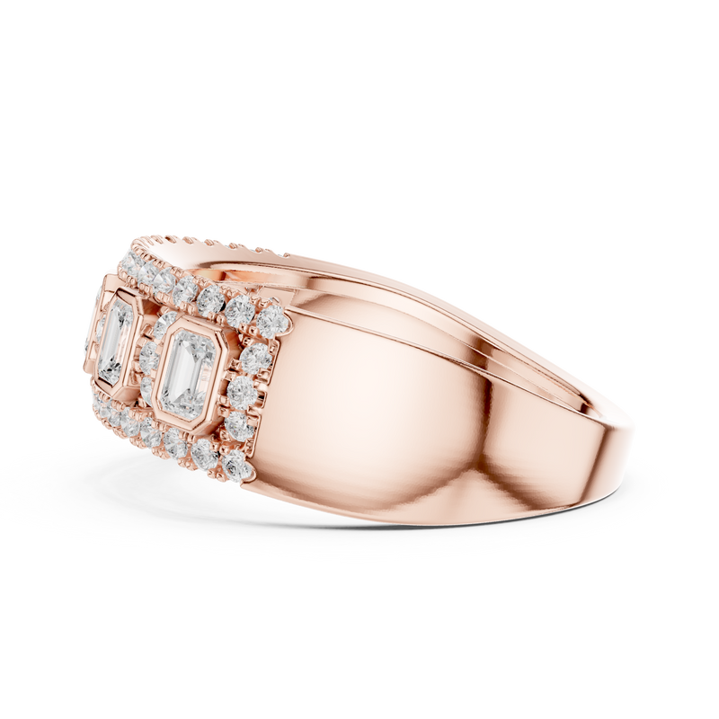 Ladies Ring DDLR-450@7 - Rose Gold - Image