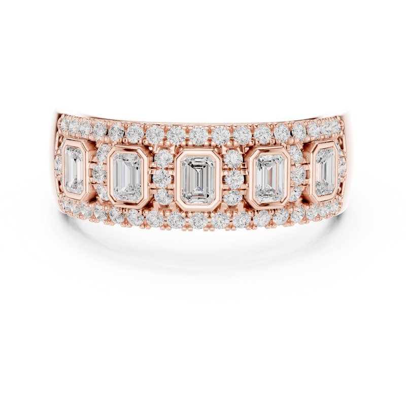 Ladies Ring DDLR-450@7 - Rose Gold - Image