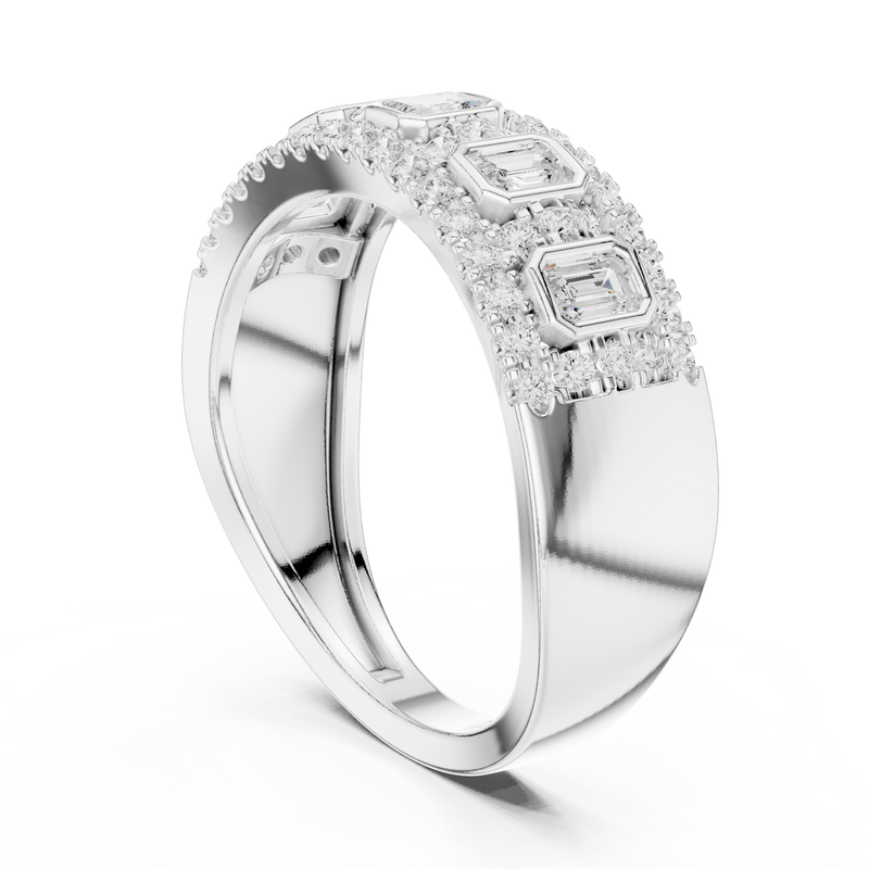 Ladies Ring DDLR-450@7 - White Gold - Image
