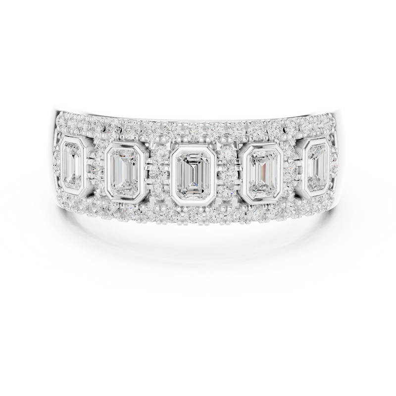 Ladies Ring DDLR-450@7 - White Gold - Image