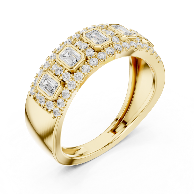 Ladies Ring DDLR-450@7 - Yellow Gold - Image