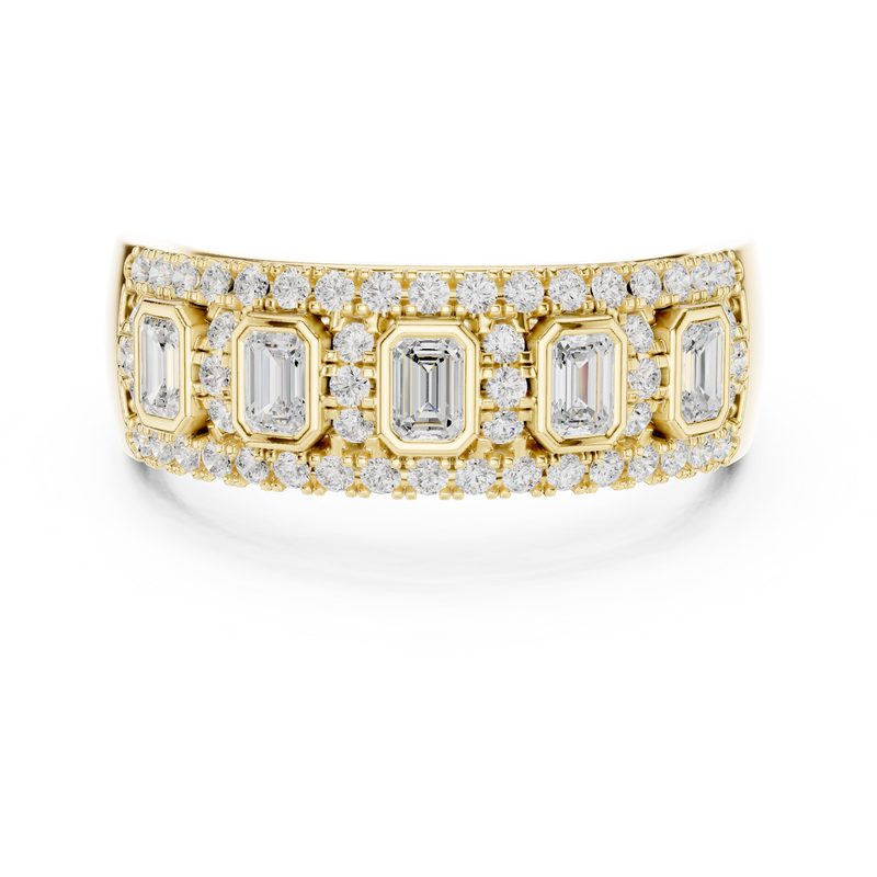 Ladies Ring DDLR-450@7 - Yellow Gold - Image