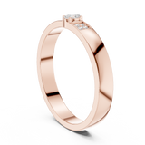 Ladies Ring DDLR-452@7 - Rose Gold - Image