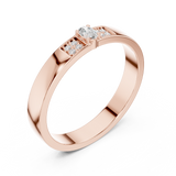 Ladies Ring DDLR-452@7 - Rose Gold - Image
