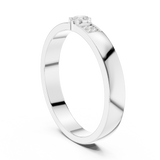 Ladies Ring DDLR-452@7 - White Gold - Image