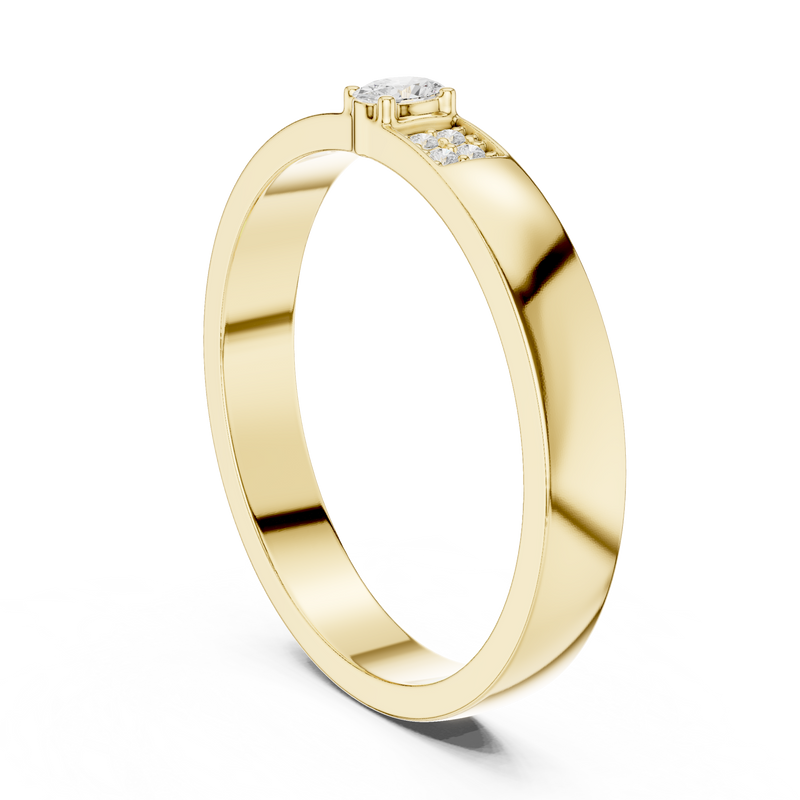 Ladies Ring DDLR-452@7 - Yellow Gold - Image