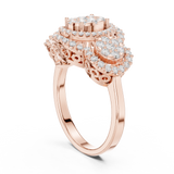Ladies Ring DDLR-453@7 - Rose Gold - Image