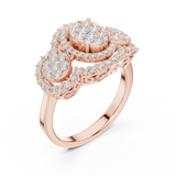 Ladies Ring DDLR-453@7 - Rose Gold - Image