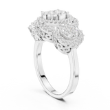 Ladies Ring DDLR-453@7 - White Gold - Image