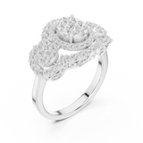 Ladies Ring DDLR-453@7 - White Gold - Image