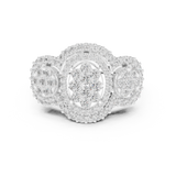 Ladies Ring DDLR-453@7 - White Gold - Image