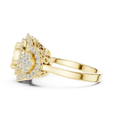 Ladies Ring DDLR-453@7 - Yellow Gold - Image