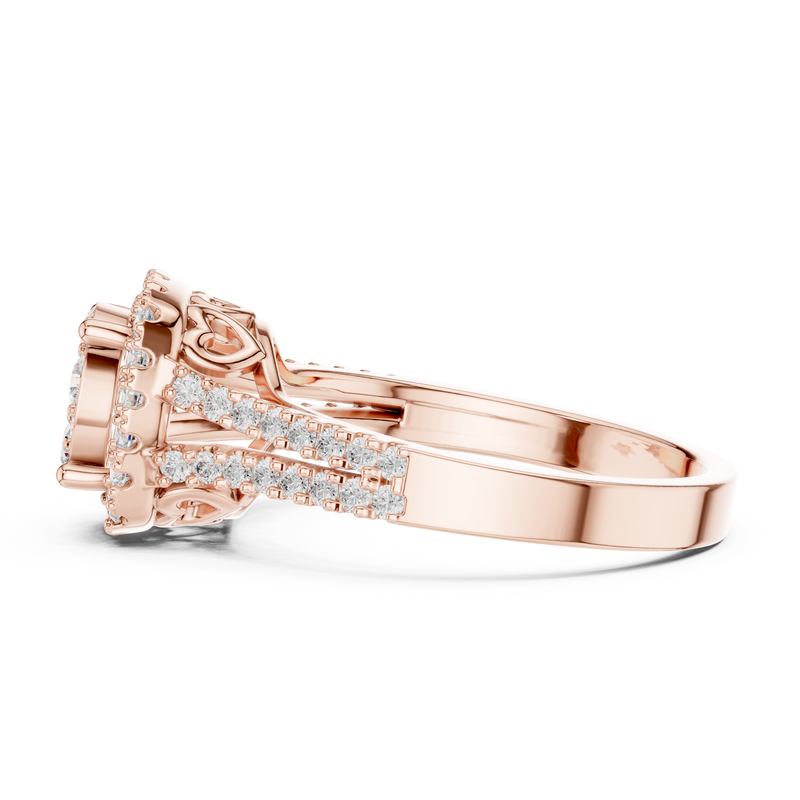 Ladies Ring DDLR-454@7 - Rose Gold - Image