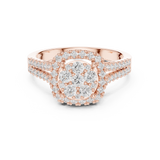 Ladies Ring DDLR-454@7 - Rose Gold - Image