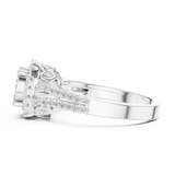 Ladies Ring DDLR-454@7 - White Gold - Image