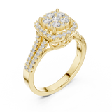Ladies Ring DDLR-454@7 - Yellow Gold - Image