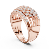 Ladies Ring DDLR-455@7 - Rose Gold - Image