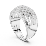 Ladies Ring DDLR-455@7 - White Gold - Image