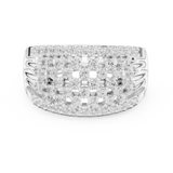 Ladies Ring DDLR-455@7 - White Gold - Image