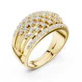 Ladies Ring DDLR-455@7 - Yellow Gold - Image