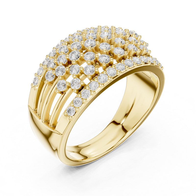 Ladies Ring DDLR-455@7 - Yellow Gold - Image