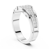 Ladies Ring DDLR-456@7 - White Gold - Image
