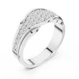 Ladies Ring DDLR-456@7 - White Gold - Image