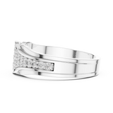 Ladies Ring DDLR-456@7 - White Gold - Image
