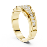 Ladies Ring DDLR-456@7 - Yellow Gold - Image