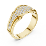 Ladies Ring DDLR-456@7 - Yellow Gold - Image
