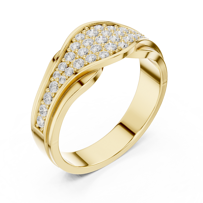 Ladies Ring DDLR-456@7 - Yellow Gold - Image