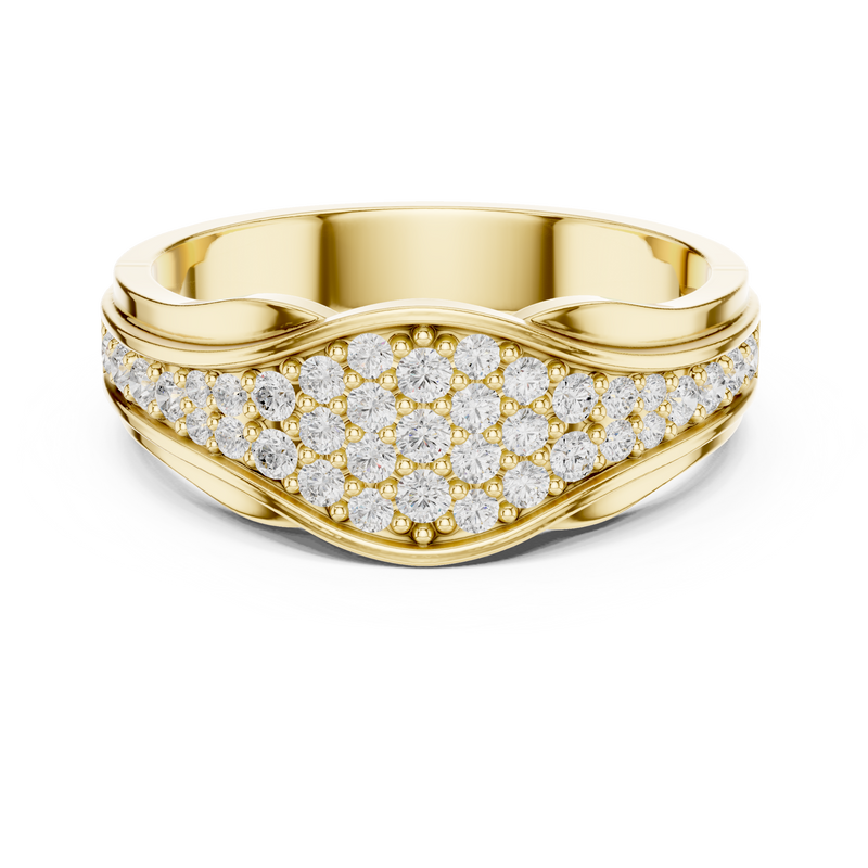 Ladies Ring DDLR-456@7 - Yellow Gold - Image