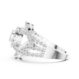 Ladies Ring DDLR-458@7 - White Gold - Image