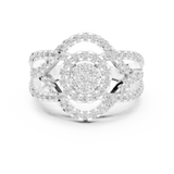 Ladies Ring DDLR-458@7 - White Gold - Image