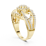 Ladies Ring DDLR-458@7 - Yellow Gold - Image