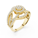 Ladies Ring DDLR-458@7 - Yellow Gold - Image