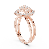 Ladies Ring DDLR-459@7 - Rose Gold - Image