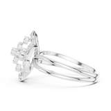 Ladies Ring DDLR-459@7 - White Gold - Image