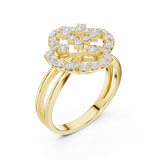 Ladies Ring DDLR-459@7 - Yellow Gold - Image