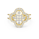 Ladies Ring DDLR-459@7 - Yellow Gold - Image