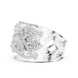 Ladies Ring DDLR-460@7 - White Gold - Image