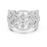 Ladies Ring DDLR-460@7 - White Gold - Image
