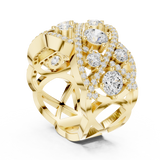 Ladies Ring DDLR-460@7 - Yellow Gold - Image
