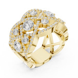 Ladies Ring DDLR-460@7 - Yellow Gold - Image