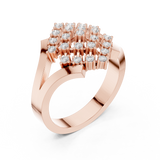 Ladies Ring DDLR-461@7 - Rose Gold - Image