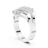 Ladies Ring DDLR-461@7 - White Gold - Image