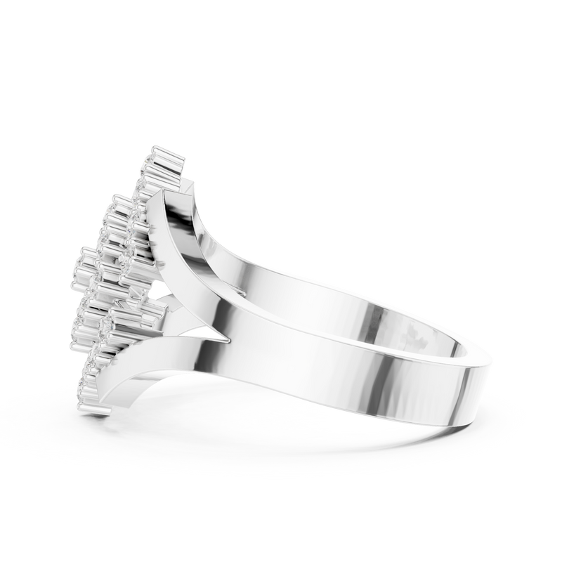 Ladies Ring DDLR-461@7 - White Gold - Image