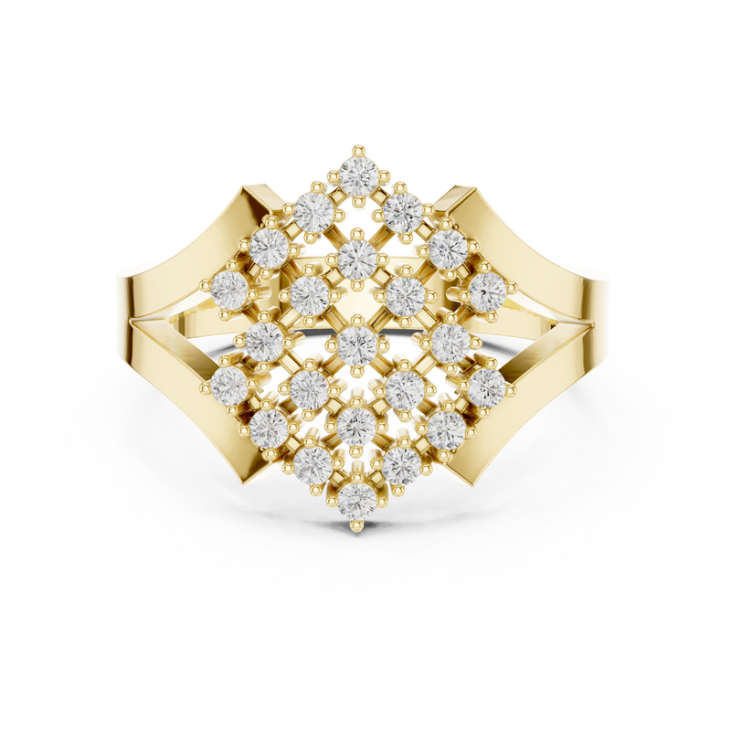 Ladies Ring DDLR-461@7 - Yellow Gold - Image